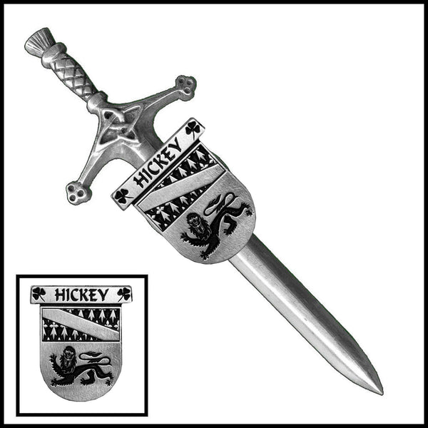 Hickey Irish Coat of Arms Shield Kilt Pin ~ ISLKP
