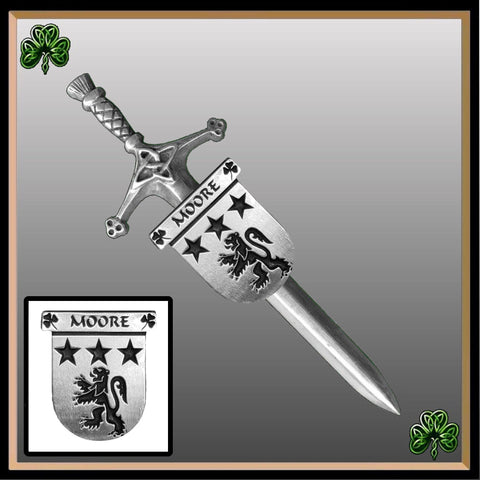 Moore Irish Coat of Arms Shield Kilt Pin ~ ISLKP