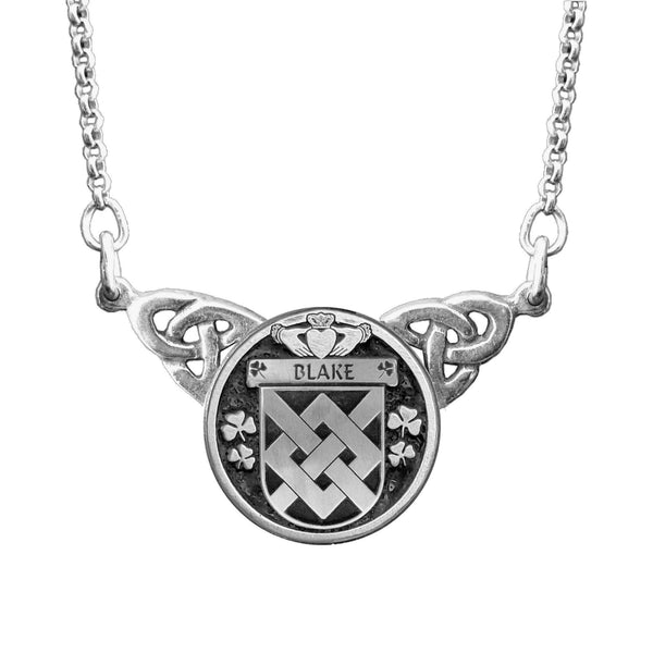 Blake Irish Coat of Arms Double Drop Pendant ~ ILP03
