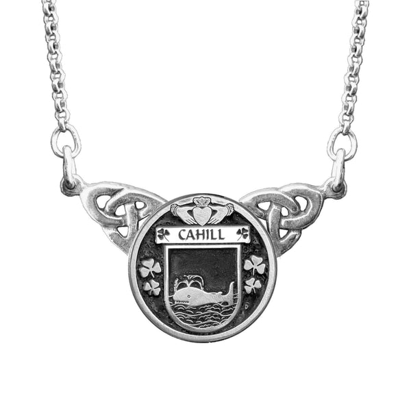Cahill Irish Coat of Arms Double Drop Pendant ~ ILP03