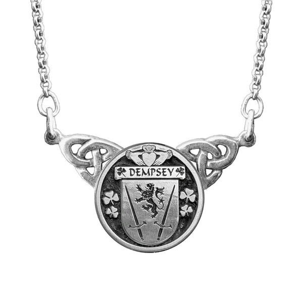 Dempsey Irish Coat of Arms Double Drop Pendant ~ ILP03