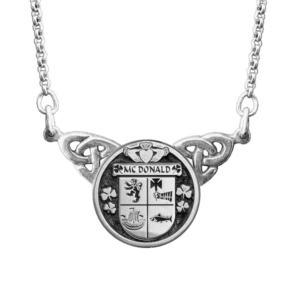 McDonald Irish Coat of Arms Double Drop Pendant ~ ILP03