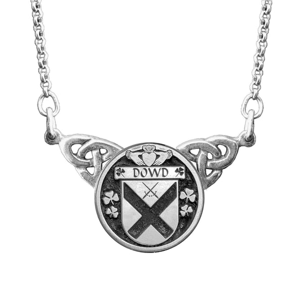 Dowd Irish Coat of Arms Double Drop Pendant ~ ILP03