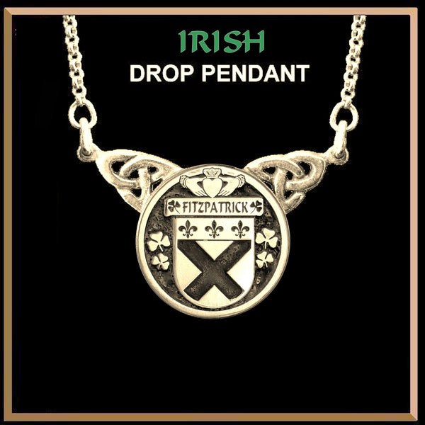 FitzPatrick Irish Coat of Arms Double Drop Pendant ~ ILP03