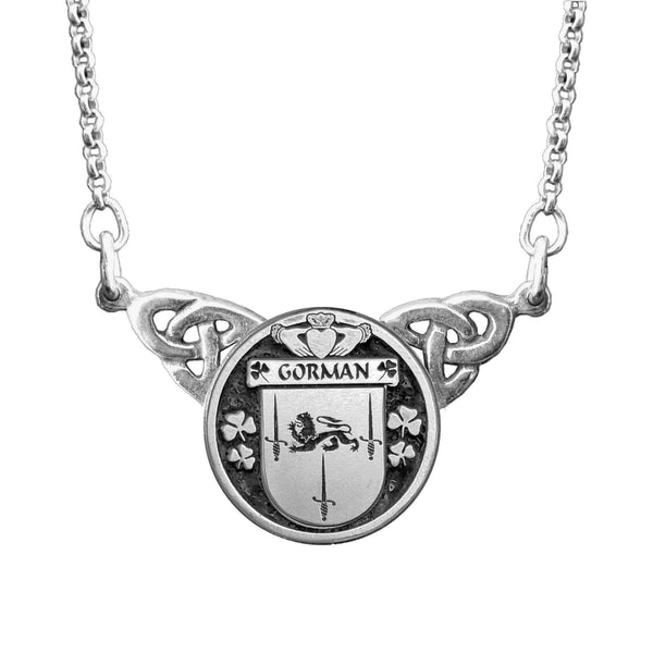 Gorman Irish Coat of Arms Double Drop Pendant ~ ILP03