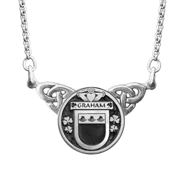 Graham Irish Coat of Arms Double Drop Pendant ~ ILP03