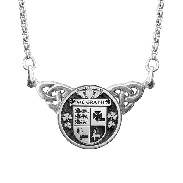 McGrath Irish Coat of Arms Double Drop Pendant ~ ILP03