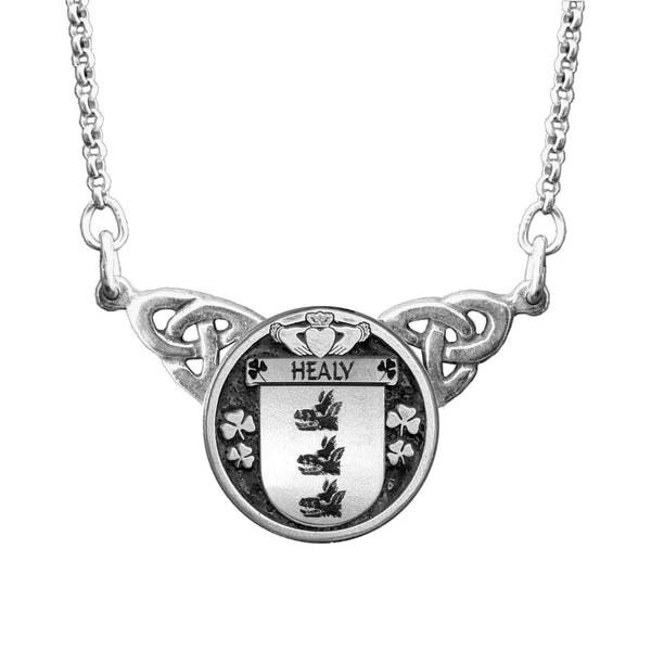 Healy Irish Coat of Arms Double Drop Pendant ~ ILP03