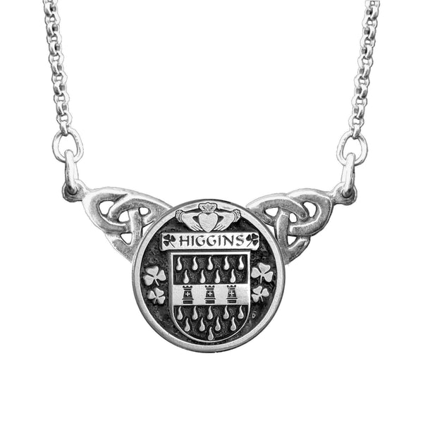 Higgins Irish Coat of Arms Double Drop Pendant ~ ILP03