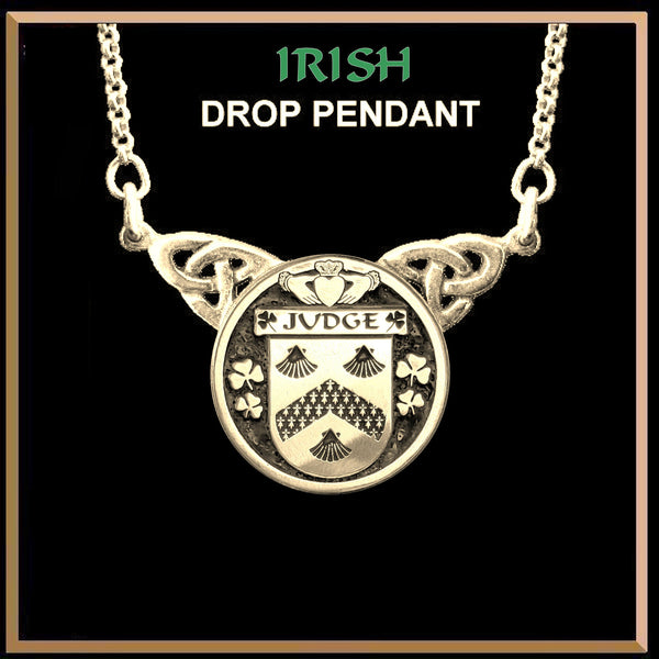 Judge Irish Coat of Arms Double Drop Pendant ~ ILP03