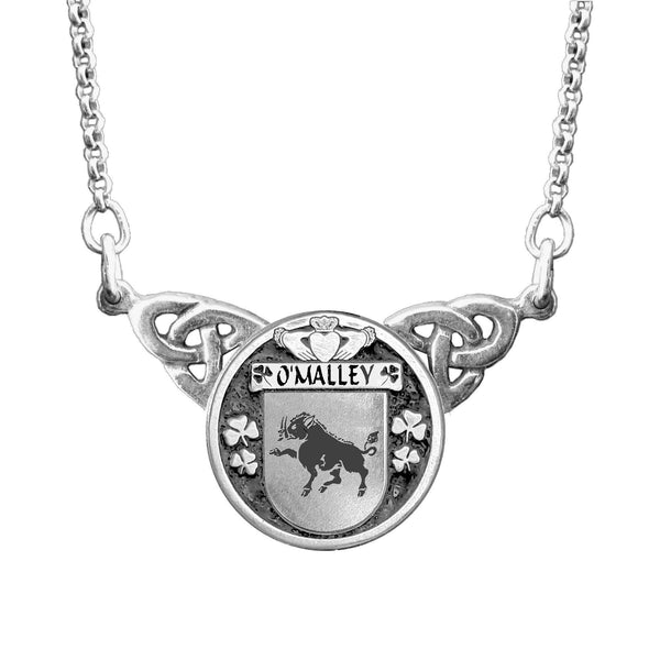 O'Malley Irish Coat of Arms Double Drop Pendant ~ ILP03