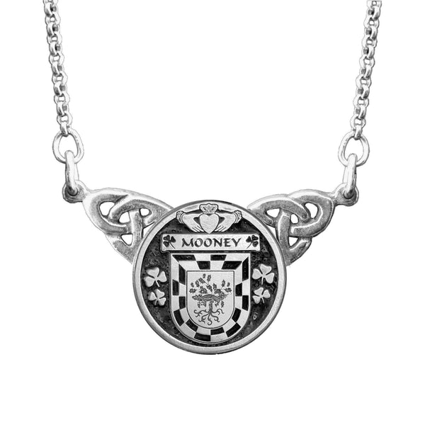 Mooney Irish Coat of Arms Double Drop Pendant ~ ILP03