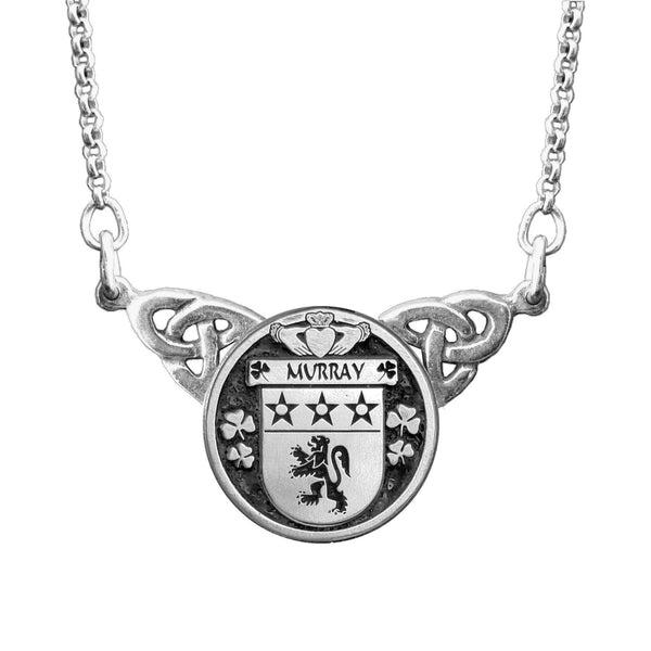 Murray Irish Coat of Arms Double Drop Pendant ~ ILP03