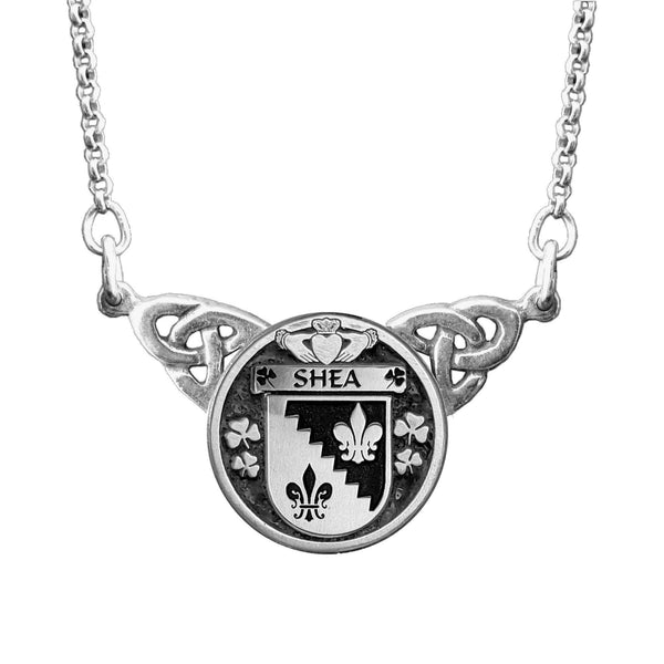 Shea Irish Coat of Arms Double Drop Pendant ~ ILP03