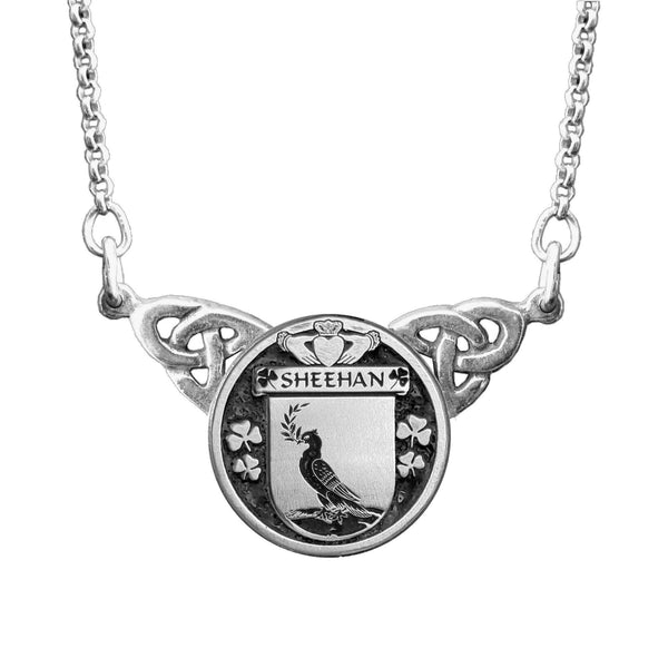 Sheehan Irish Coat of Arms Double Drop Pendant ~ ILP03