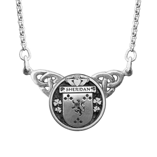 Sheridan Irish Coat of Arms Double Drop Pendant ~ ILP03