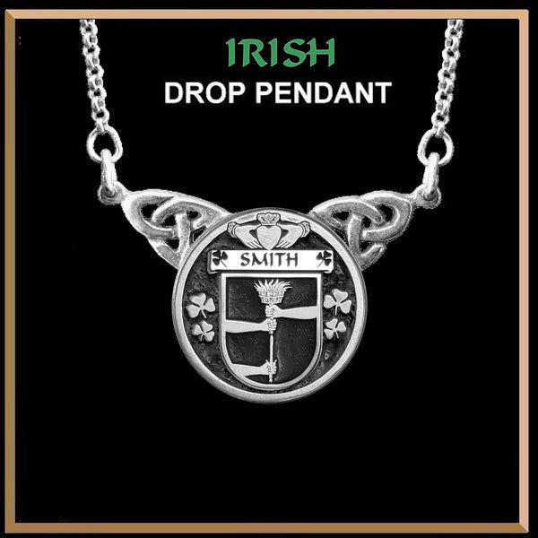 Smith Irish Coat of Arms Double Drop Pendant ~ ILP03