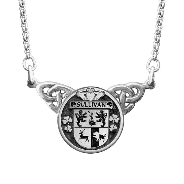 Sullivan Irish Coat of Arms Double Drop Pendant ~ ILP03