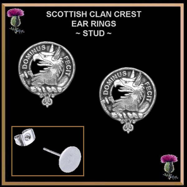 Baird Clan Crest Earrings