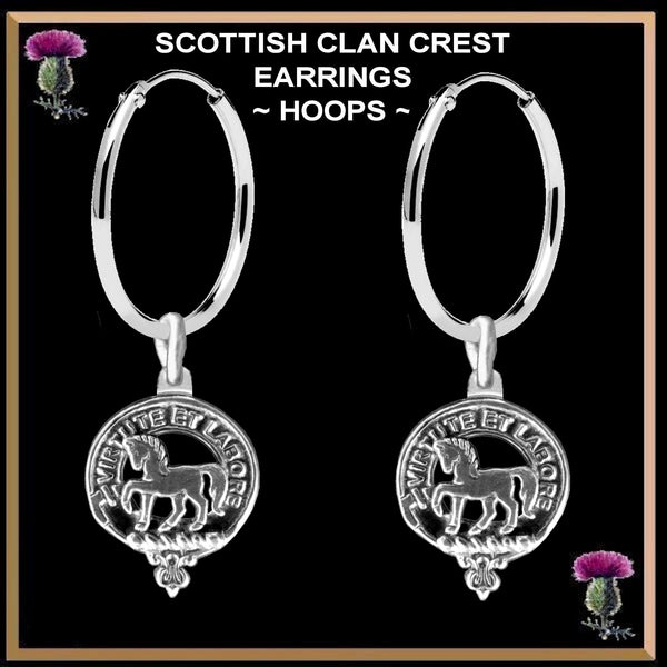 Cochrane Clan Crest Earrings