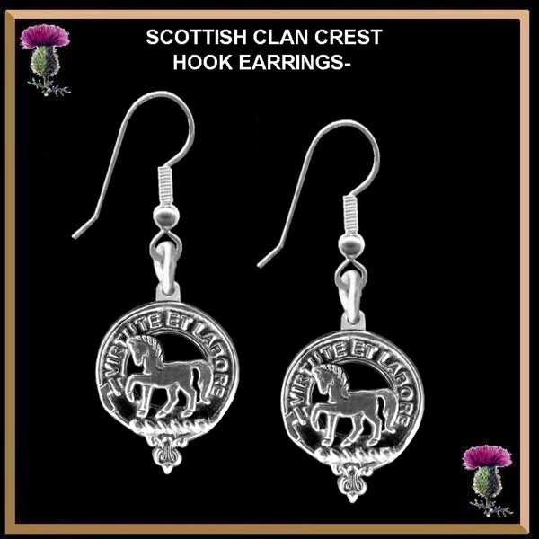 Cochrane Clan Crest Earrings