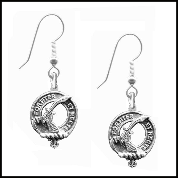 Elliott Clan Crest Earrings