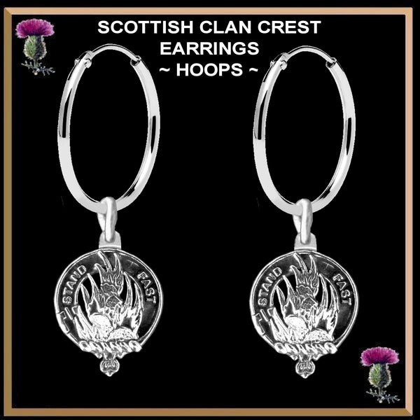 Grant Clan Crest Earrings