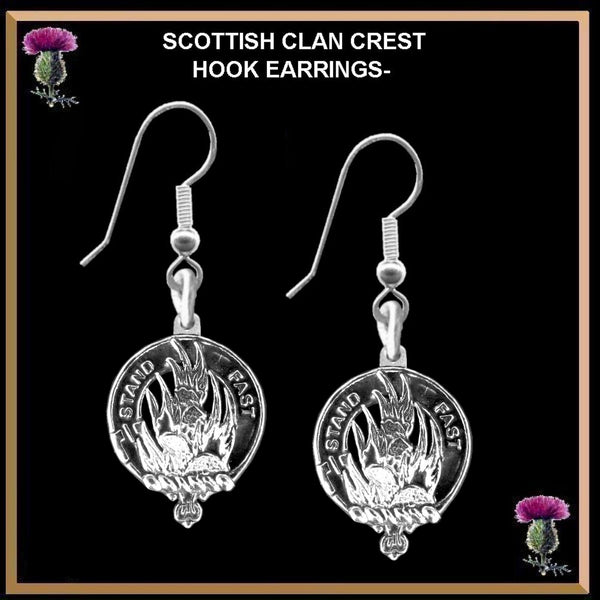 Grant Clan Crest Earrings
