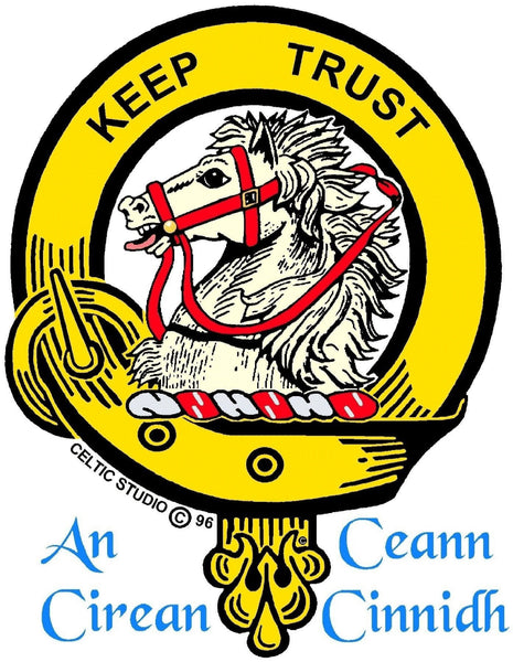 Hepburn Clan Crest Earrings