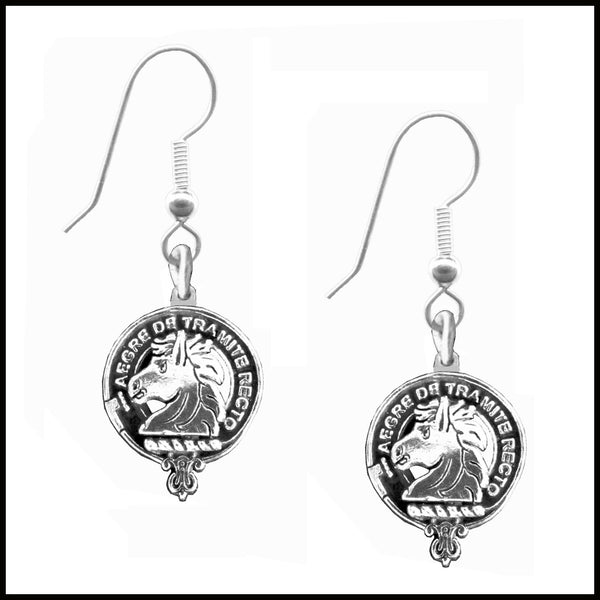 Horsburgh Clan Crest Earrings