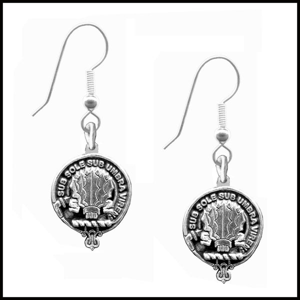Irvine Drum Clan Crest Earrings