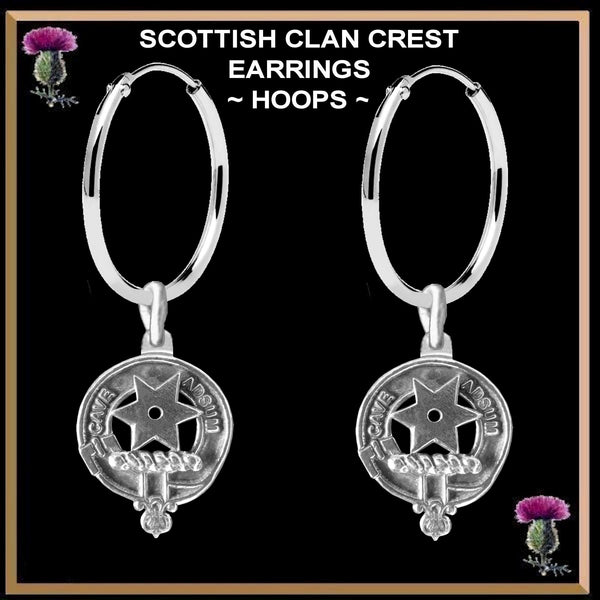 Jardine Clan Crest Earrings