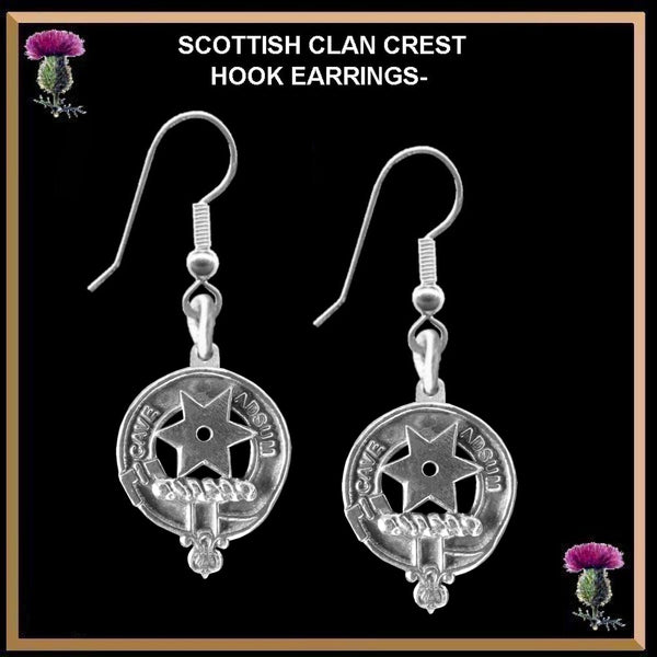 Jardine Clan Crest Earrings