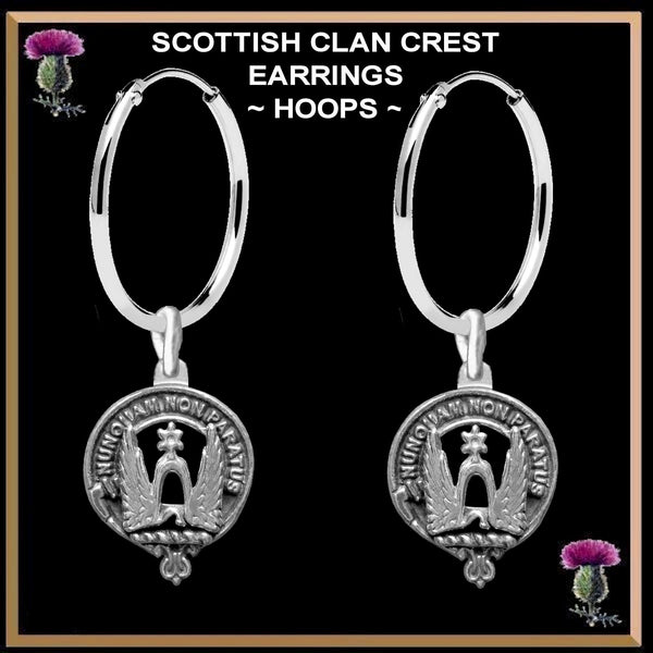 Johnston Clan Crest Earrings