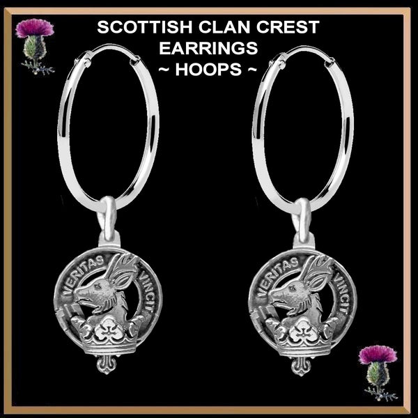 Keith Clan Crest Earrings