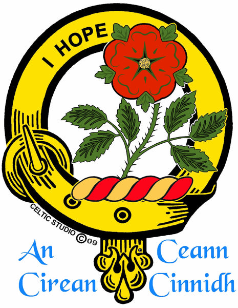 Learmont Clan Crest Earrings