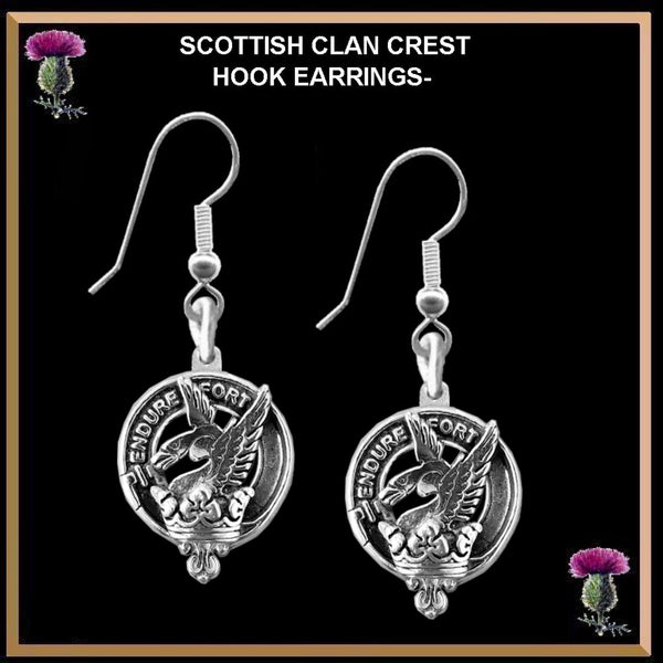 Lindsay Clan Crest Earrings