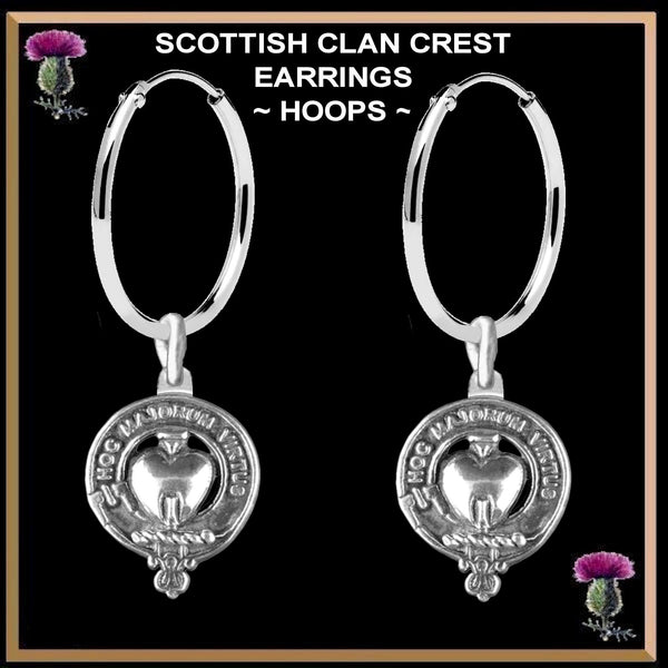 Logan Clan Crest Earrings