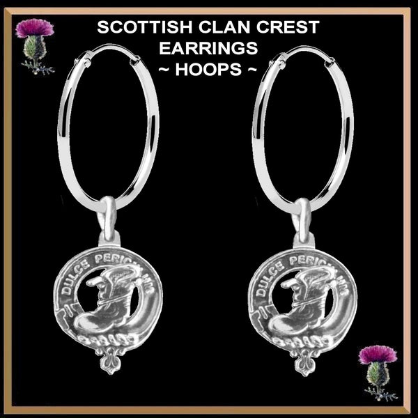 MacAulay Clan Crest Earrings