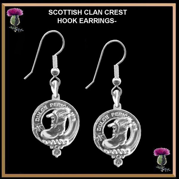 MacAulay Clan Crest Earrings