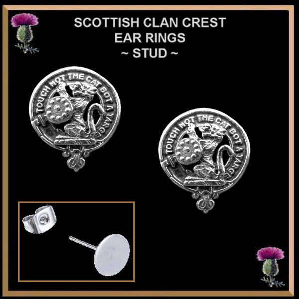 MacBain Clan Crest Earrings