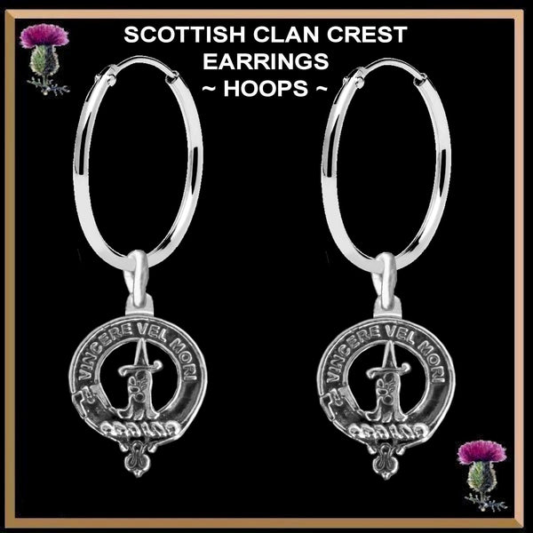 MacDowell Clan Crest Earrings