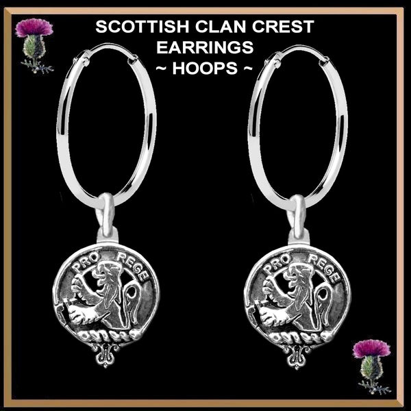 MacFie Clan Crest Earrings