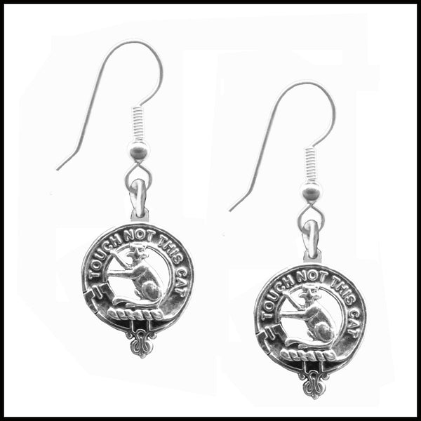 MacGillvary Clan Crest Earrings