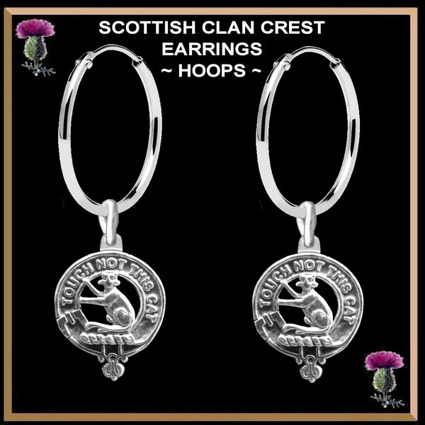 MacGillvary Clan Crest Earrings