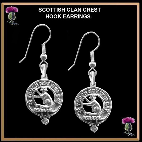 MacGillvary Clan Crest Earrings
