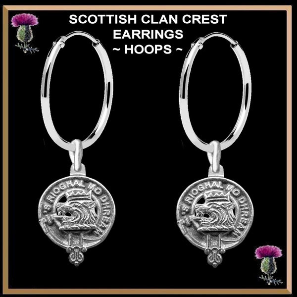 MacGregor Clan Crest Earrings