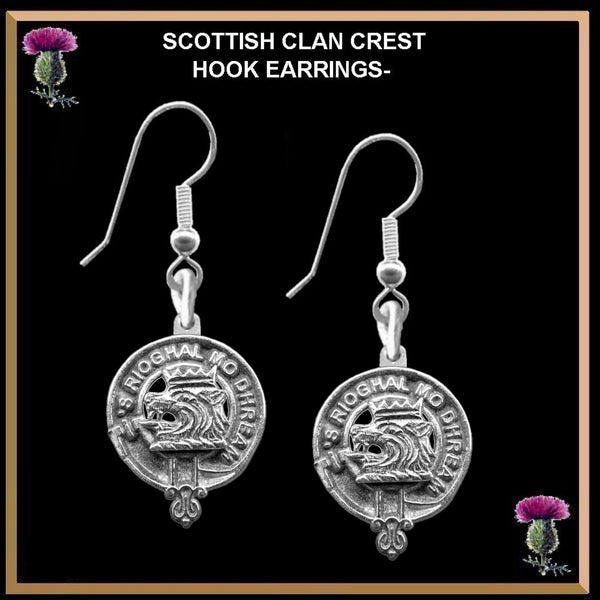 MacGregor Clan Crest Earrings