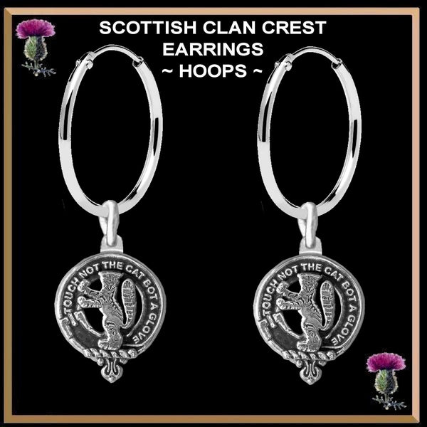 MacIntosh Clan Crest Earrings