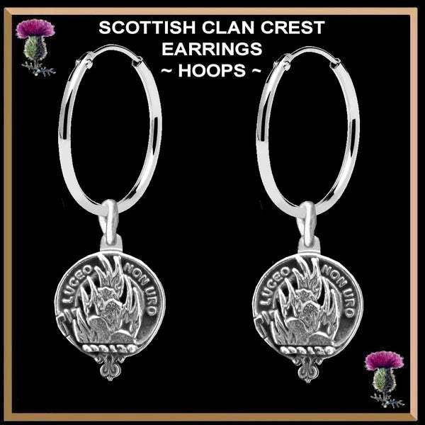 MacKenzie Clan Crest Earrings